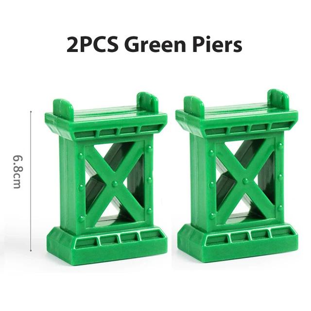 New All Kinds of Wooden Train Tracks Connectors Accessories Plastic Track Parts Fit for All Brands Wood Tracks Toys For Kids