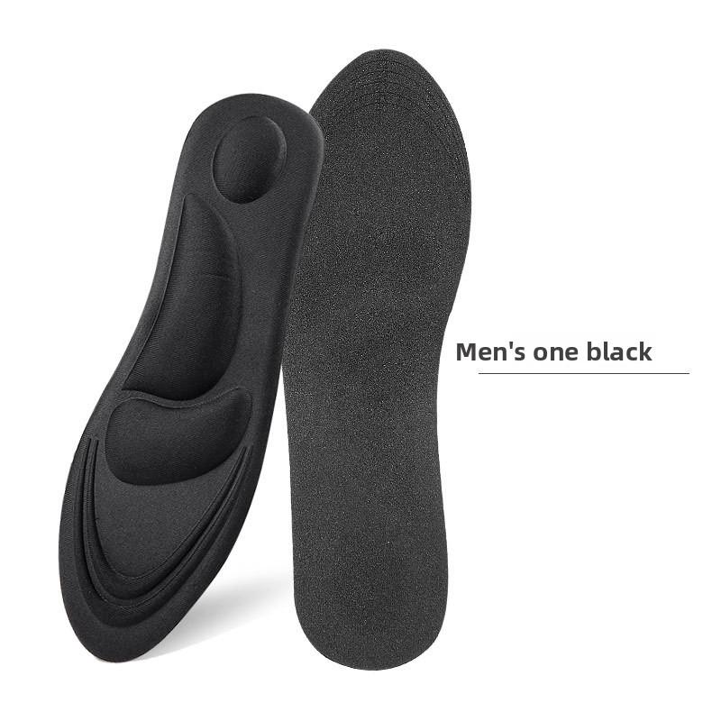 3D Massage Insole for Men Women Arch Support Breathable Sponge Sweat Absorbing Elastic Decompression Foot Cushion