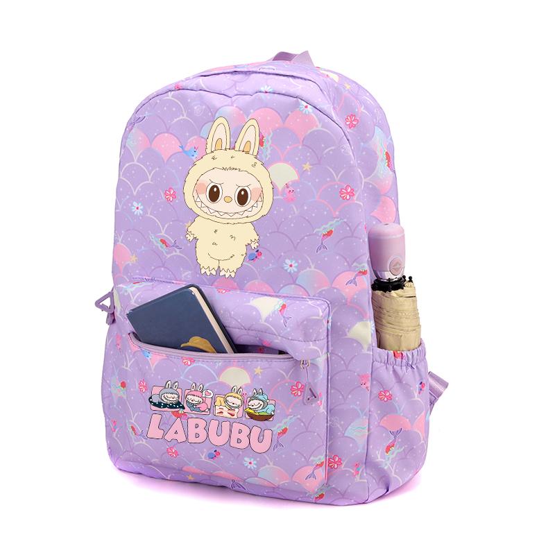 3Pcs/set Backpack for Girl School Teen Student Knapsack Women Rucksack with Lunch Bags Pencil Bag Fish Scale Style Bags