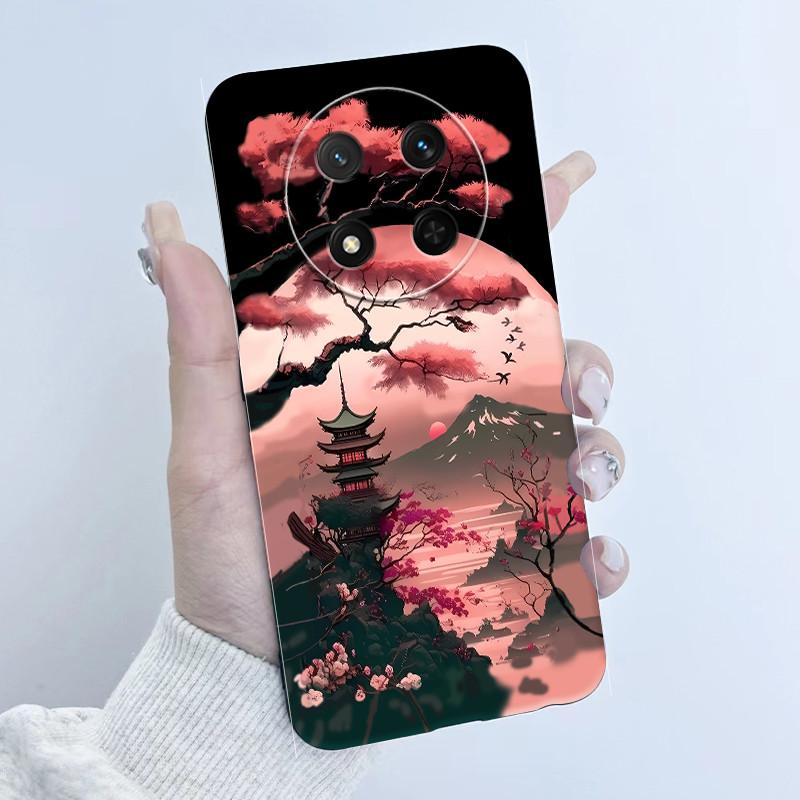 For Honor X9C Case 6.78 inch Bumper Shells Flower Girl Design Soft Silicone Protective Cover for Honor Magic7 Lite Coque fundas