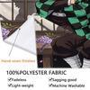 Demon Slayer Kimetsu No Yaiba Wall Tapestry Aesthetic Wall Hanging Printed Fabric Blanket Decorative Tapestries for Bedroom Living Room Home Decor