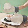 1/2pcs.Silicone insulated gloves thickened non-slip and high temperature oven gloves baking anti-scalding kitchen microwave oven