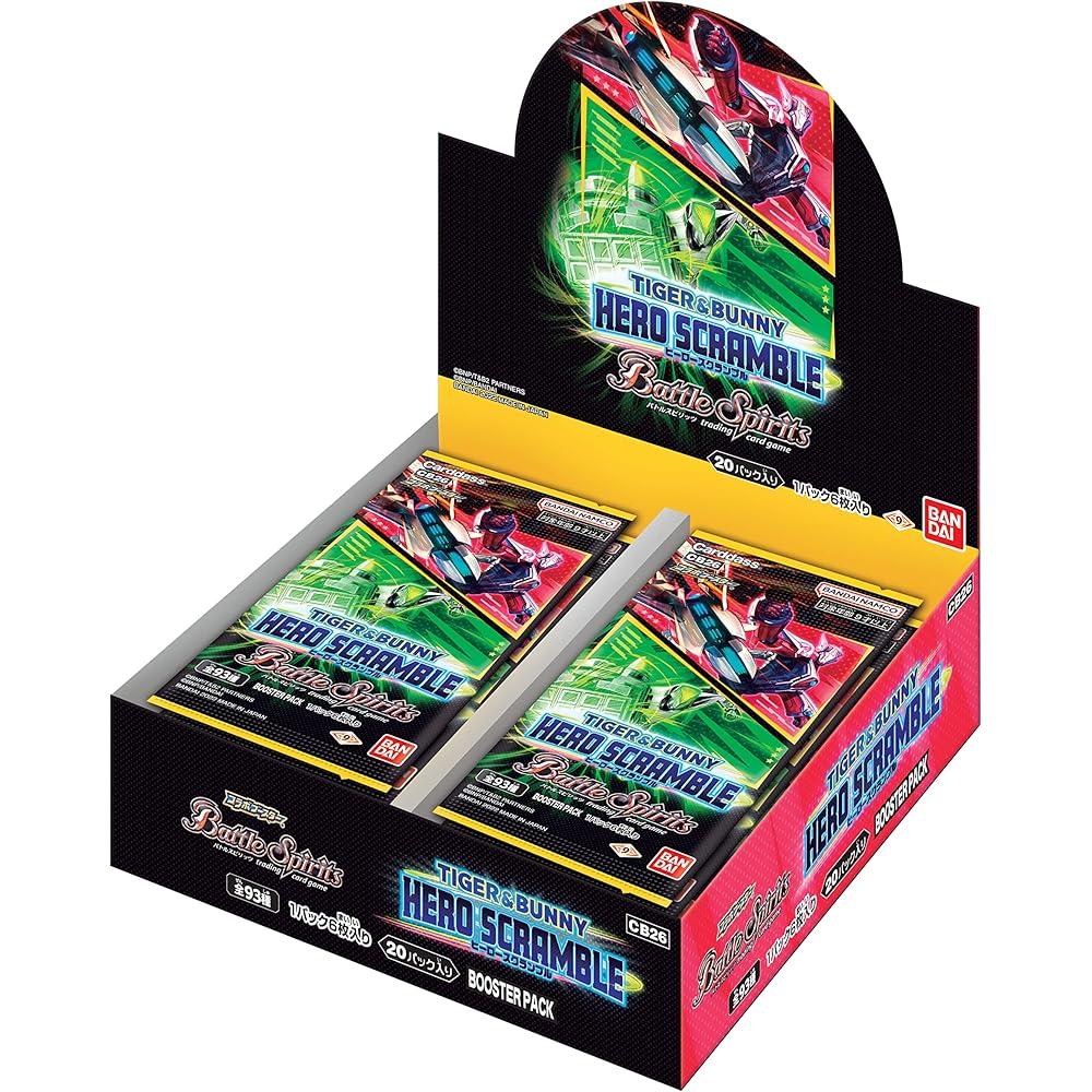BANDAI Battle Spirits Collaboration Booster Tiger & Bunny Hero Scramble Booster Pack Box of 20 Packs