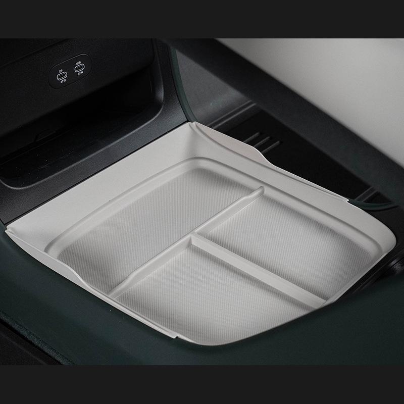 DUGU/YU7 Car Armrest Storage Box - Silicone Organizer for Center Console