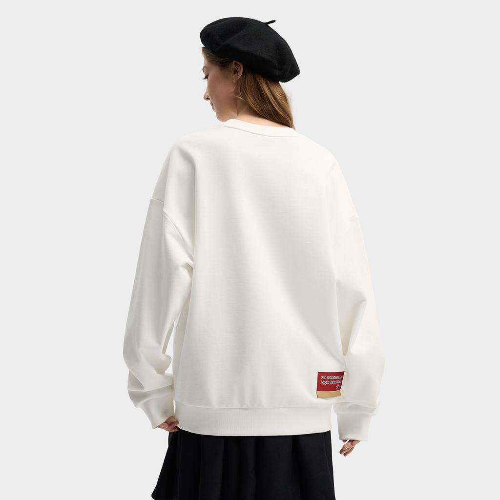 FILA CNY Sweatshirt Unisex Cloud White F11U619202FWT