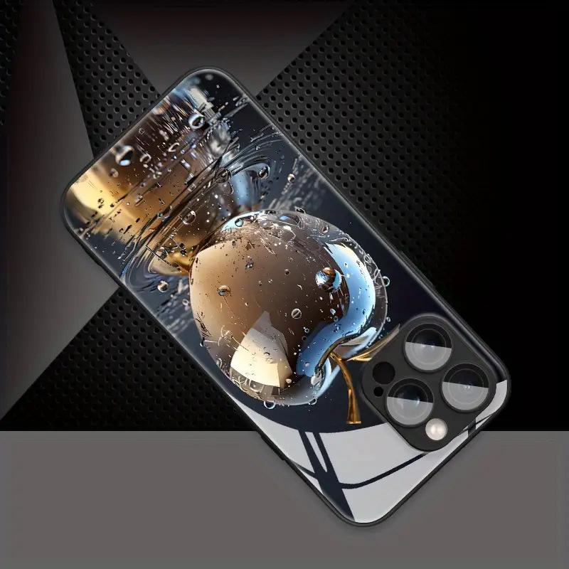 Foreign Trade Three-dimensional Crystal Tempered Glass Samsung S23plus Mobile Phone Case SamsungS24Ultra