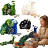 Bambole di Peluche Realistiche Blu Pavone Verde Nero Bianco Bellissima Posizione di Pavone Bambole di Simulazione con Coda Lunga Decorazione Regalo di Compleanno