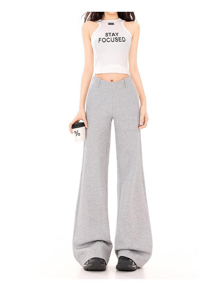 Women's High Waist Slim Fit Micro Flare Casual Pants - Spring Comfort