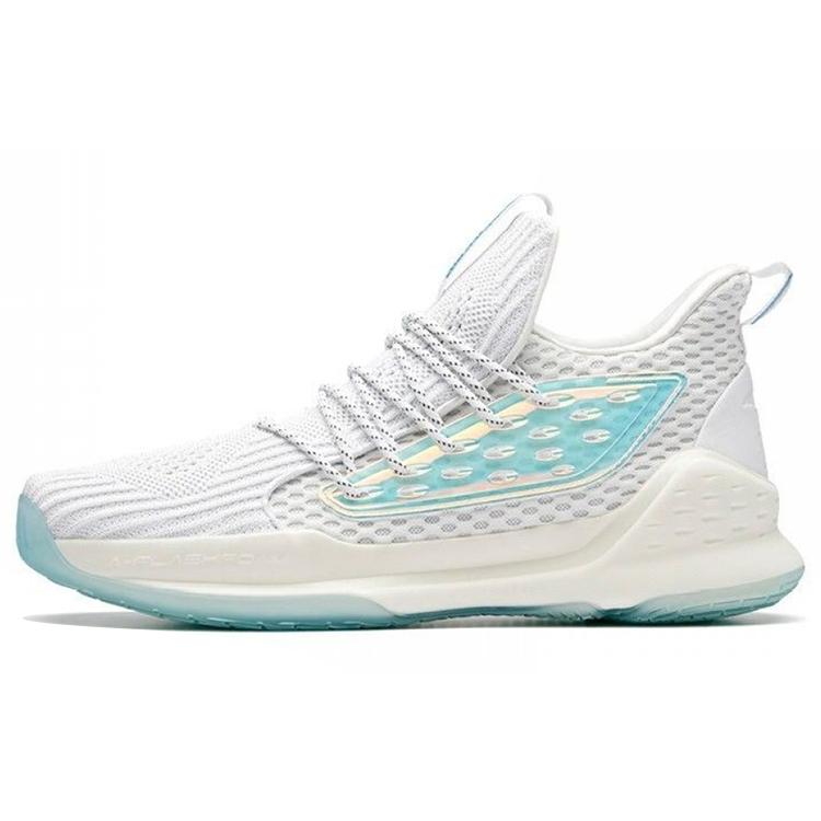 

New ANTA Basketball Shoes Men s Low top White/Blue 11921690-9 44.5