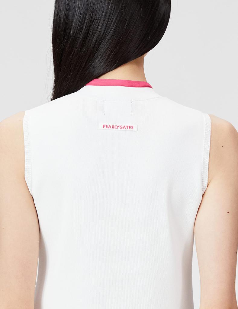 Sleeveless Light Stopper 50 1 [PEARLY GATES] Women's Dress, / 055-2224800 030_White [M]