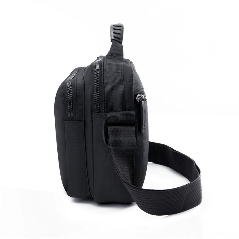 Men Nylon Crossbody Bag, Waterproof Large Capacity Multifunctional Trendy Messenger Shoulder Bag