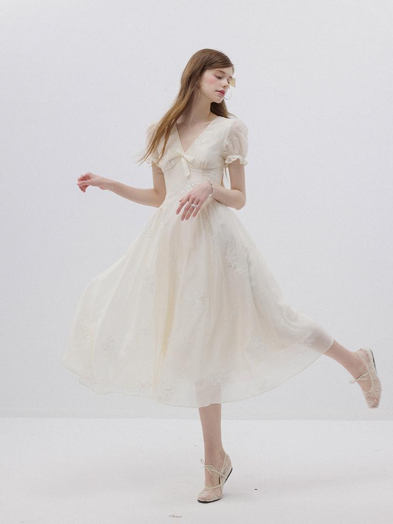Sinseuden Elena Floral Long Dress