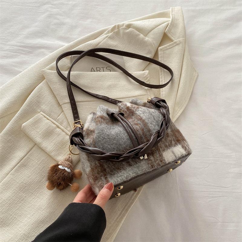 Tooxika женская новая повседневная сумка-ведро через плечо в стиле ретро 2166₽