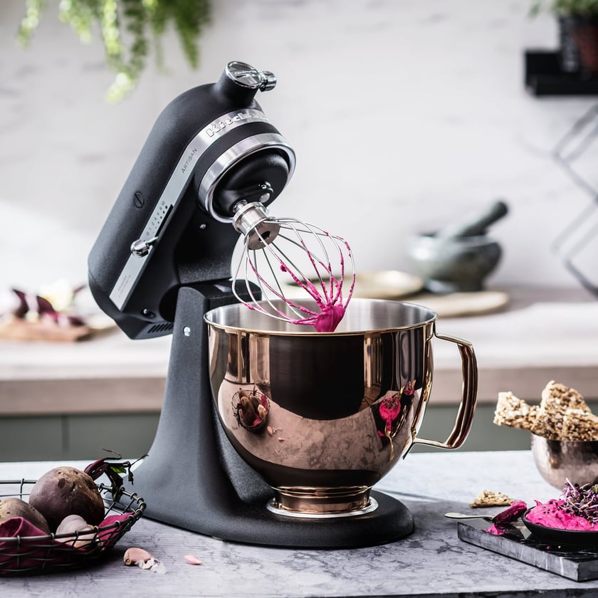4,8L Dekorative Inox Artisan Schüssel 5 Kitchenaid Farben: Glänzendes Kupfer