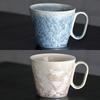 Wired Beans Mug To Last a Lifetime Kyoto Ware Flower Crystal Pair Set Mug Coffee Cup 240ml Pair Mug In Gift Box (Wired Beans) (Beige/Gintoki)