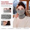 Increase Thermal Mask Cotton Winter Mask Riding Face Mask  Outdoor Activities