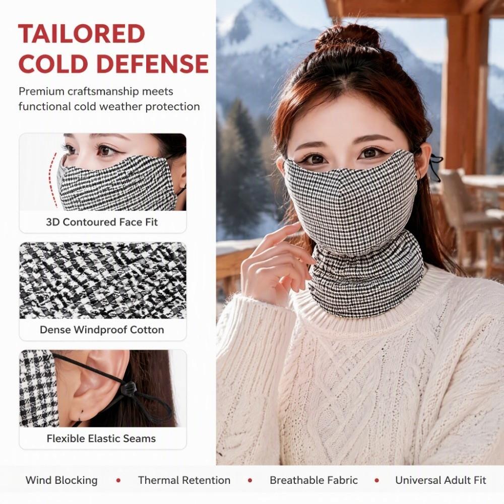 Increase Thermal Mask Cotton Winter Mask Riding Face Mask Outdoor Activities