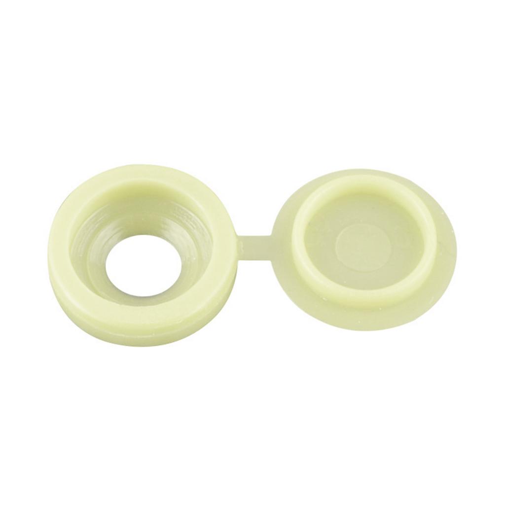 36 Stück M6 Schraube Dekorkappen Klappbare Schnappverschluss-Hardware Schraubenabdeckung für Schrankmöbel