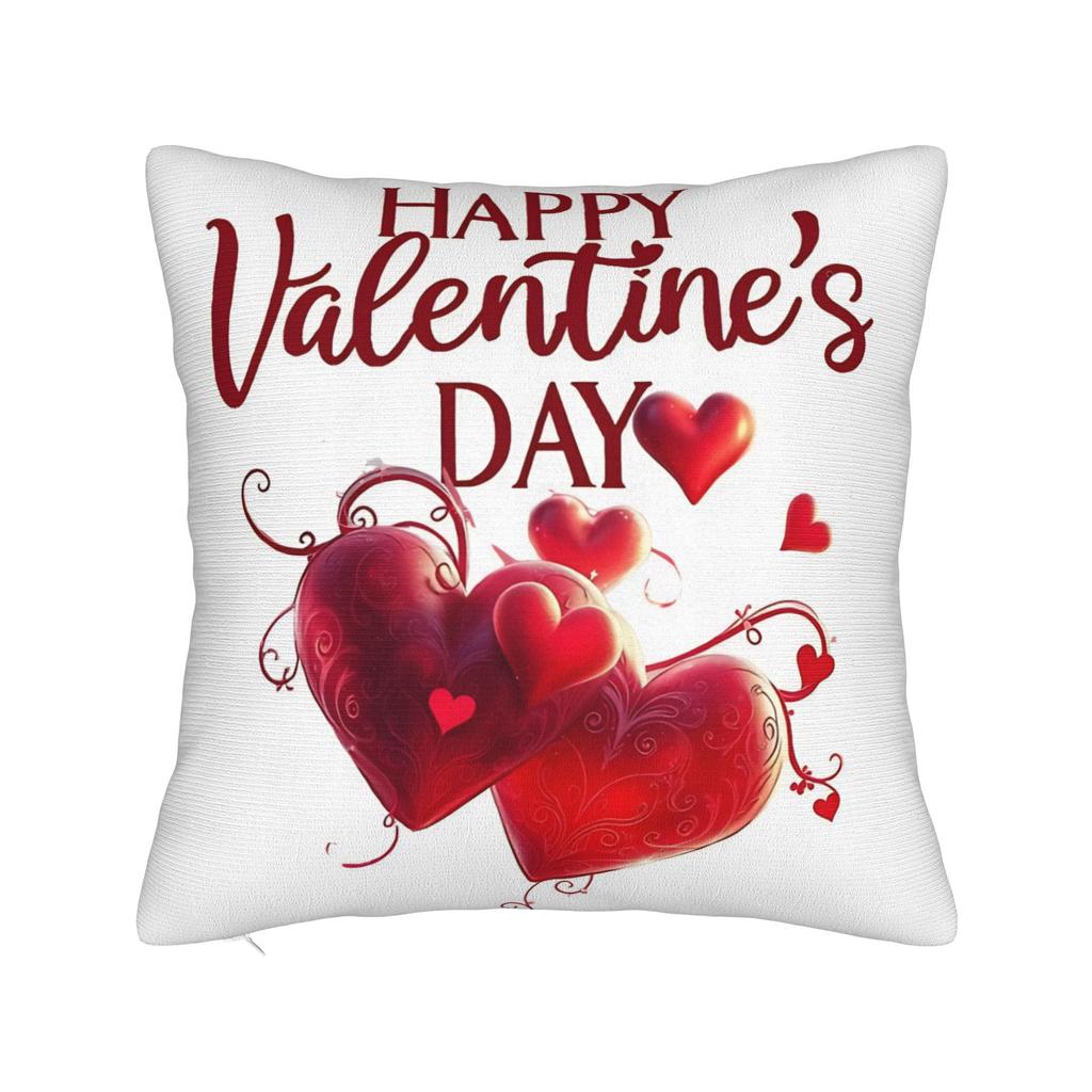 Pillow Case Valentines Day Skeleton Hand Heart Soft Pillow Cover For Wedding Party Home Decor Funny Pillowcases