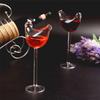 1Pcs Creative Bird Design Stemmed Cocktail Goblet Thick Transparent Glass Wine Goblet for Holiday Party Wedding Dessert