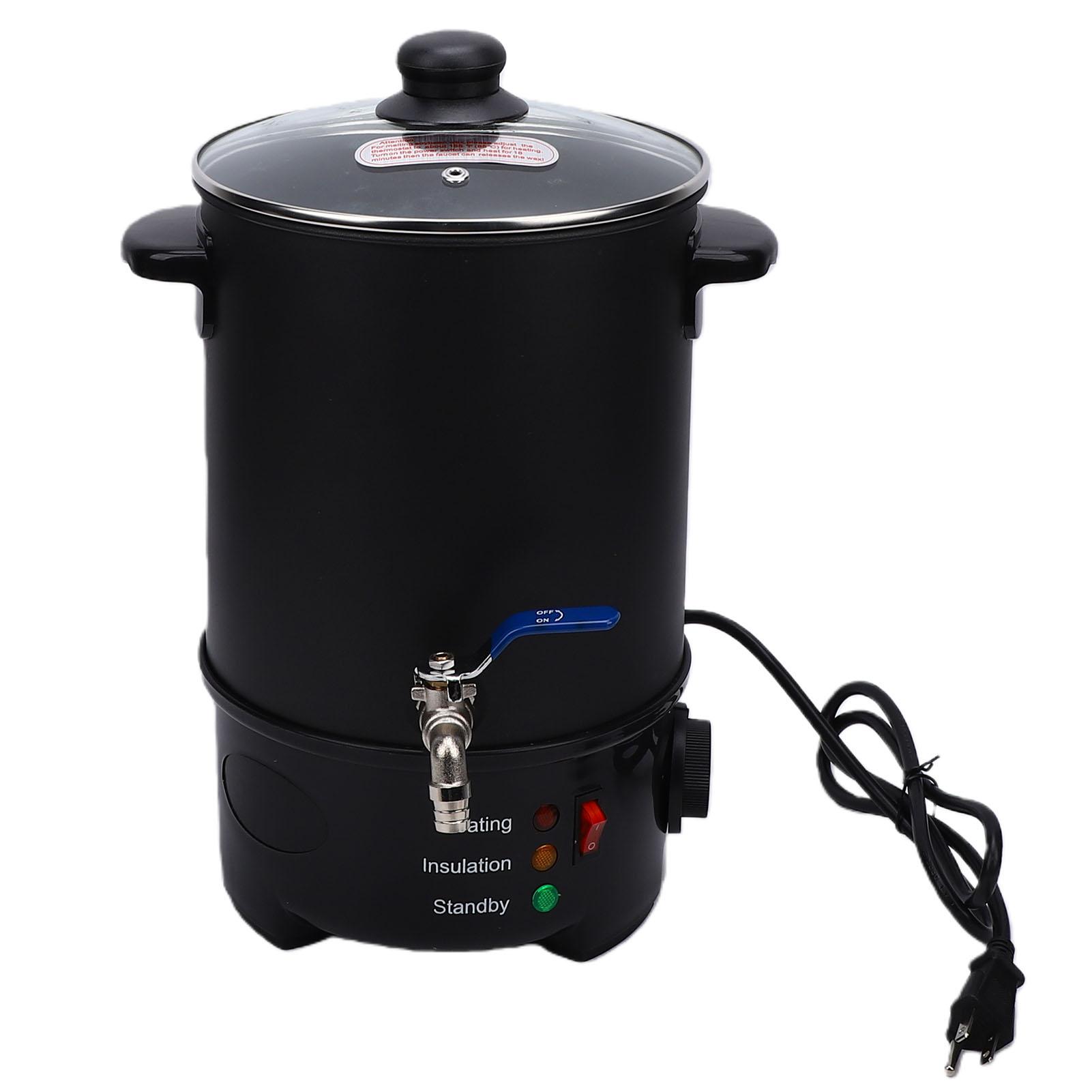 

Wax Melter for Candle Making Non Stick Electric Wax Melting Machine with Temperature Control 6L Capacity US Plug 110V