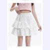 Women's Summer Ballet-Style High-Waisted Ruffled Mini Skirt