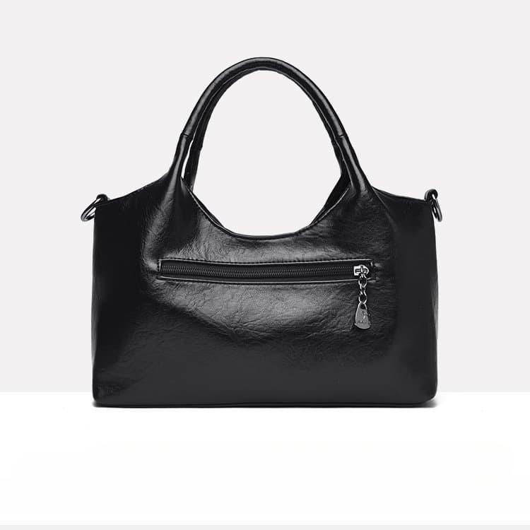 Soft Leather Retro Bag Women's Portable Tote Bag
