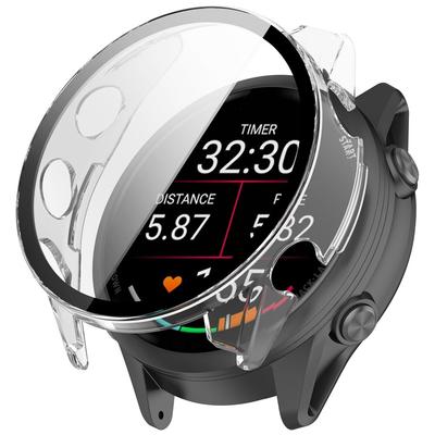 2in1 Case + Tempered Glass for Garmin Forerunner 170 / Forerunner 70, Transparent