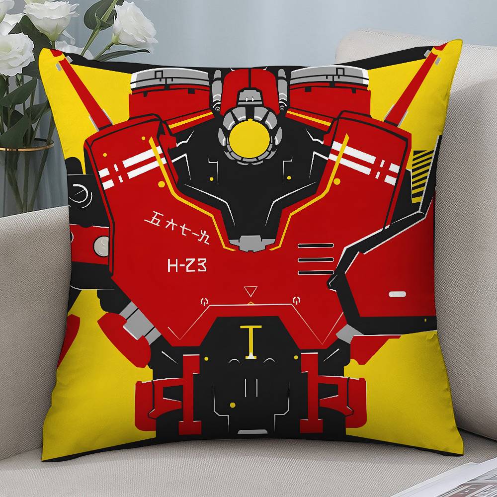 Cool P-Pacific R-Rim Meka Pillow Case Short plush Double-sided Print Square Throw Pillow Covers Sofa Home Cushion Decor