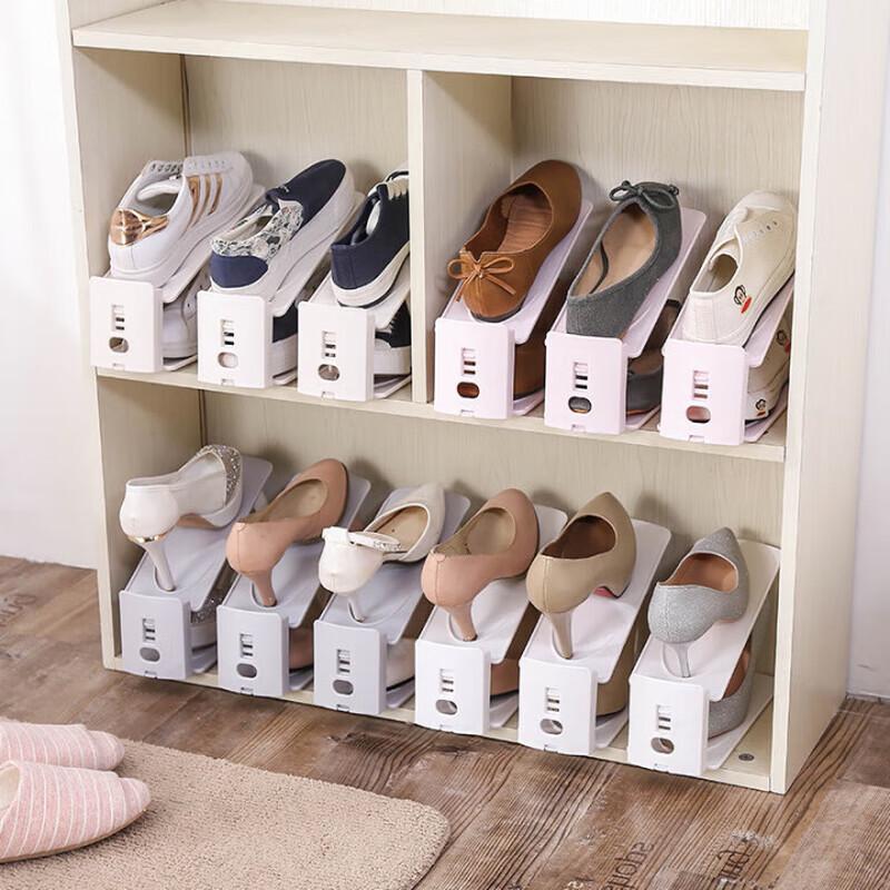 Weimuke Double-Layer Adjustable Shoe Rack