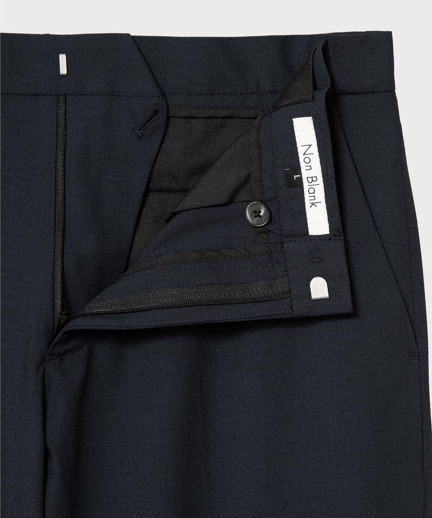 NONBLANK [Carreman] Semi-Wide Fit Slacks_Navy