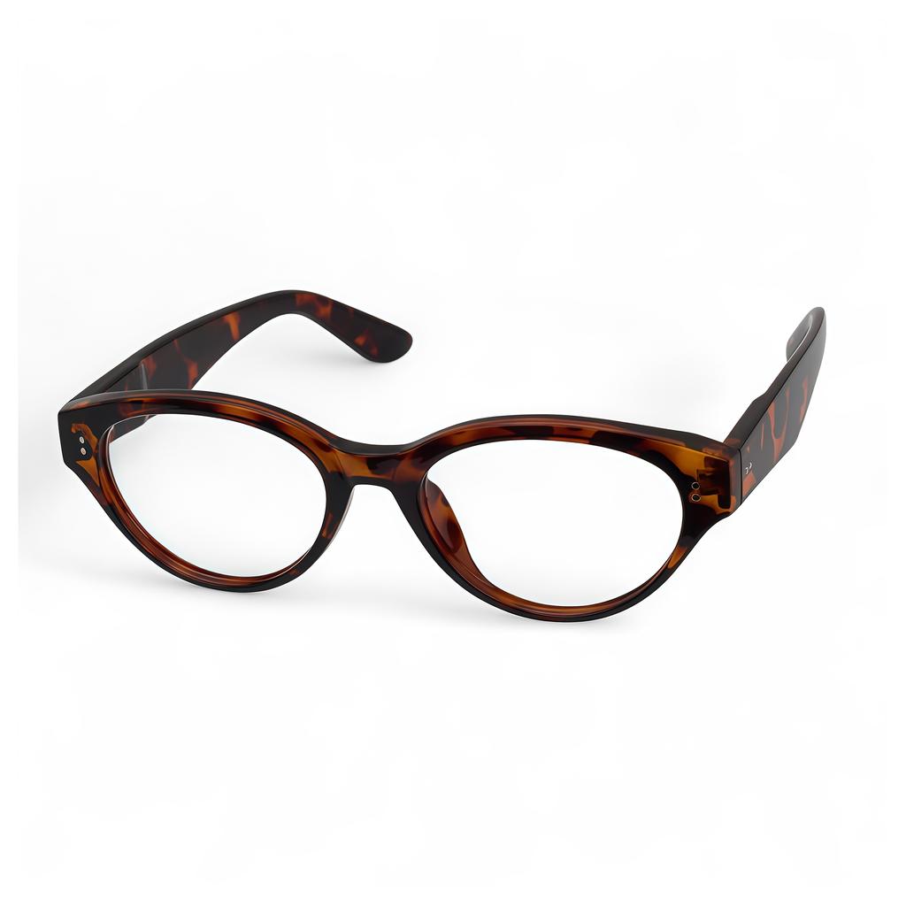 Adije Veka (Leopard) La1045 Horn-Rimmed Eyeglasses