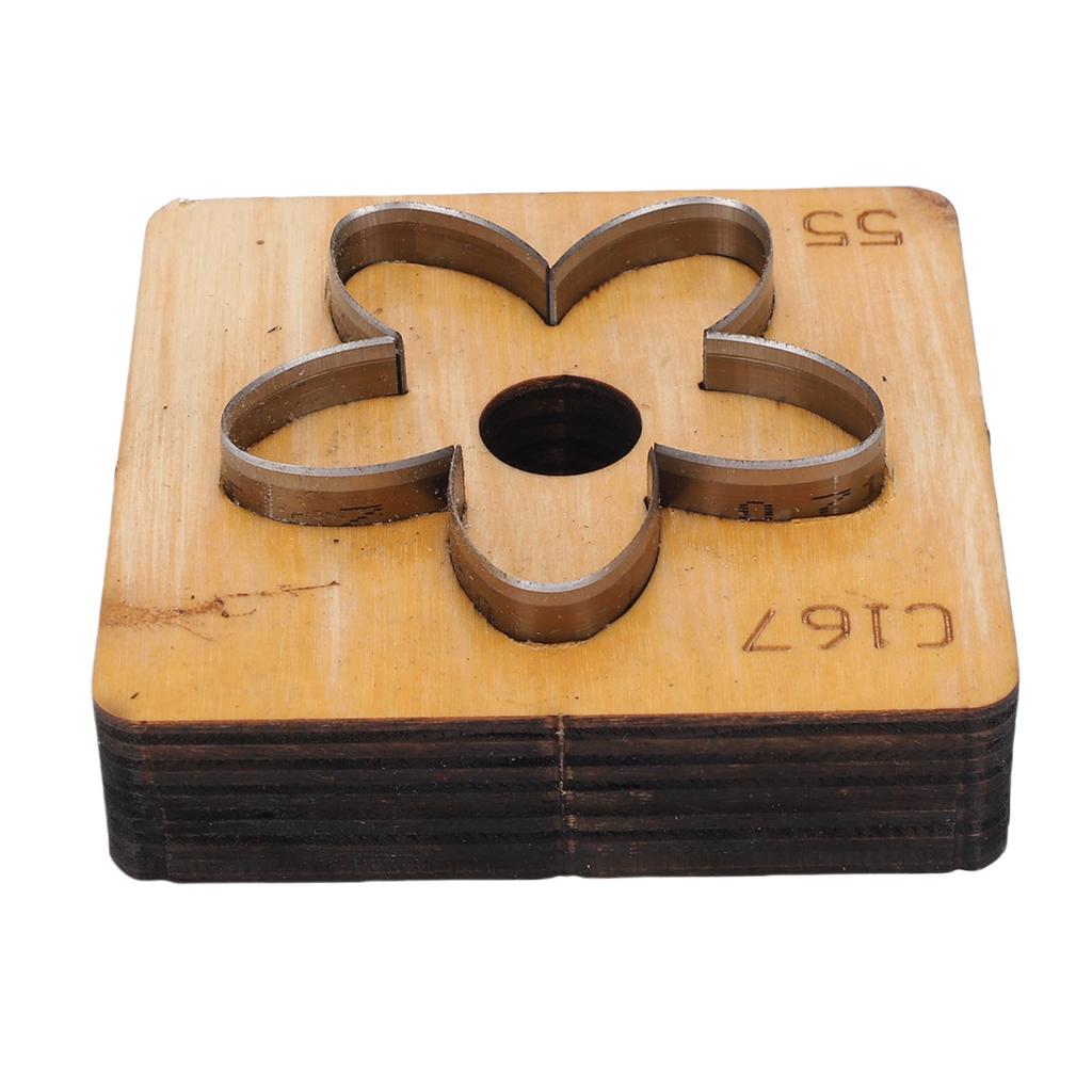 Matriță de tăiat piele în formă de floare Metal Artizanat din piele Artă pe hârtie Cutter Matriță de perforat Instrument de meșteșugărit