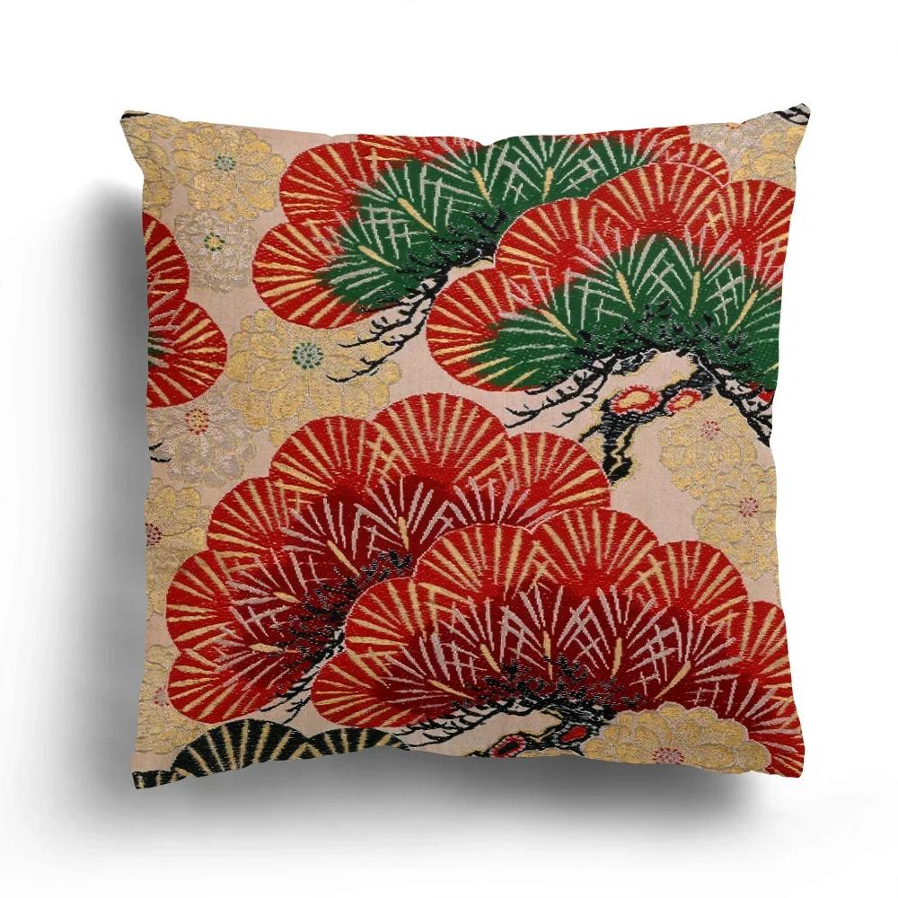 Home Decor Exotic Asian Patterns Pillow Covers For Home Pattern Cushion Cover Suitable For Sofa Bedroom Car Pillow Cover