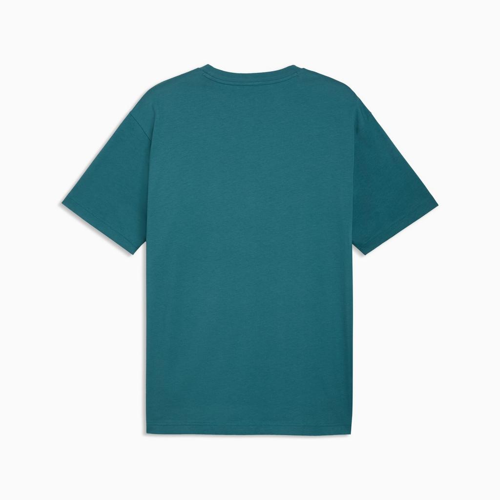 Puma ESS RELAXED SMALL NO. 1 LOGO Turquoise Men's T-shirt 68915341 R M
