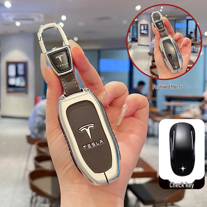 Tesla Model 3/Y/X Key Case Protective Shell with Full Coverage Buckle
