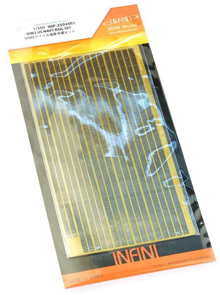 

Infinimodel IMP Series WWII US Navy Handrail Plastic Model Kit Parts IMP3544 1/350