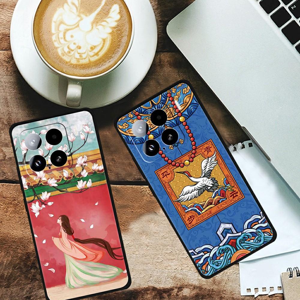 

For Xiaomi 15 Case Pattern Printing Anti-Scratch TPU Phone Cover Hakka Earthen House
