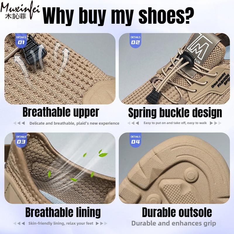 Fashion Men's Summer Shoes Casual Sneakers Breathable Mesh Soft Sole Designer Shoes Cheap Shoes Clearance Free Shipping