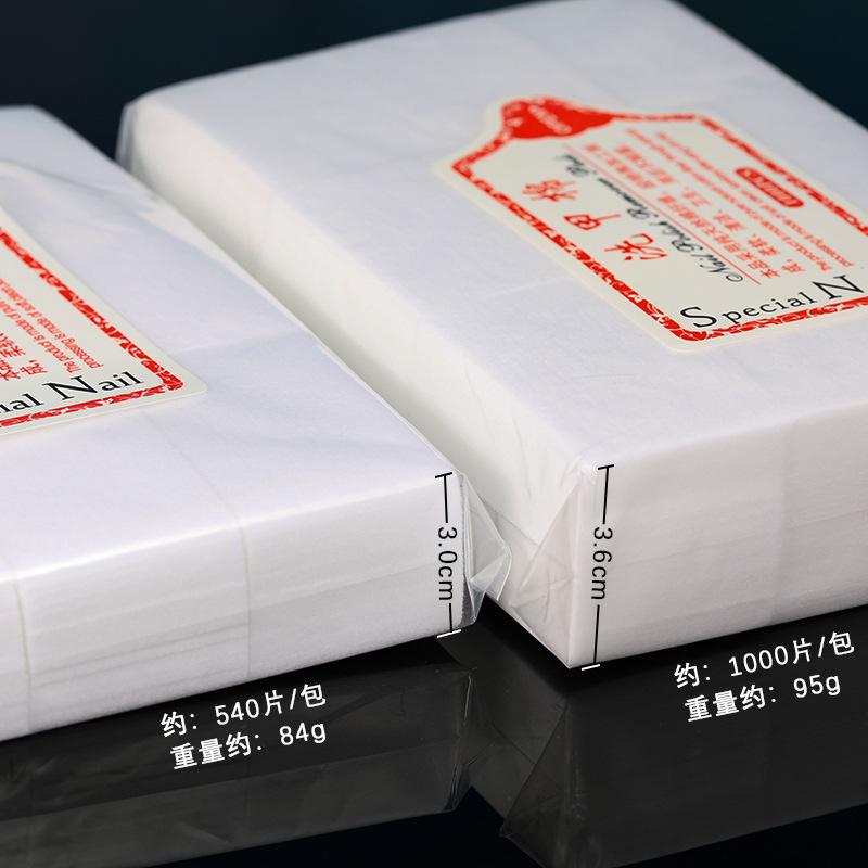 Lint-Free Nail Polish Remover Cotton Pads - Salon Quality Nail Cleaning Sheets