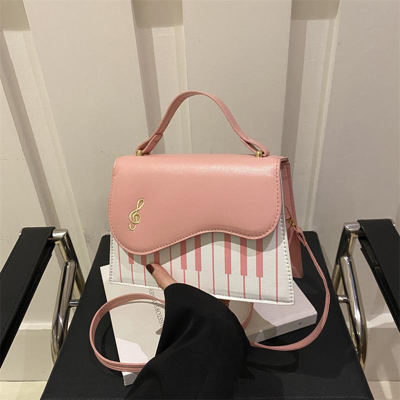 

Тренд 2025 Универсальная женская сумка Модная маленькая квадратная сумка Женская сумка Новая сумка на плечо Сумка кроссбоди Милая ручная женская сумка розовый