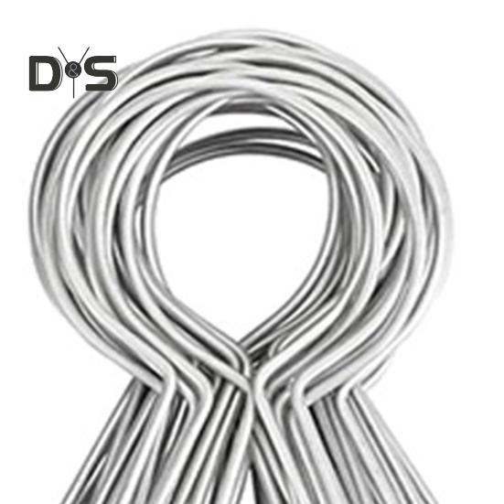 100Pcs Galvanized Fence Wire Tie Clips Easy Installation Reliable Metal Fence Post Clips for DIY Enthusiasts