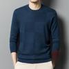 New Quality Men's Sweater Thin Long Sleeve Bottoming Men's Sweater Autumn Trendy Tops