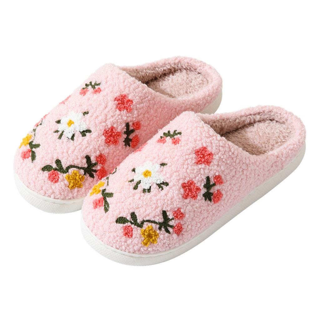 Cotton Slippers, Men's and Women's, Couple's Styles, Warm Shoes, Indoor, Suede, Non Slip Shoes