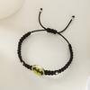 Set da 2 Pezzi Braccialetto in Corda Intrecciata Ragno Pipistrello Gotico Per Donne Uomini Cuore Magnetico Abbinato Braccialetti per Coppie Gioielli Regalo di Halloween