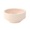 OGISO Reinforced Porcelain Tableware for Baby [Official] Easy-to-Scoop Food, 9cm, Cherry, 90US-E