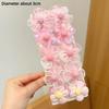 10pcs Colorful Children's Headband Set No Harm High Elastic Hair Rope Flower Hair Ties  Daily Use