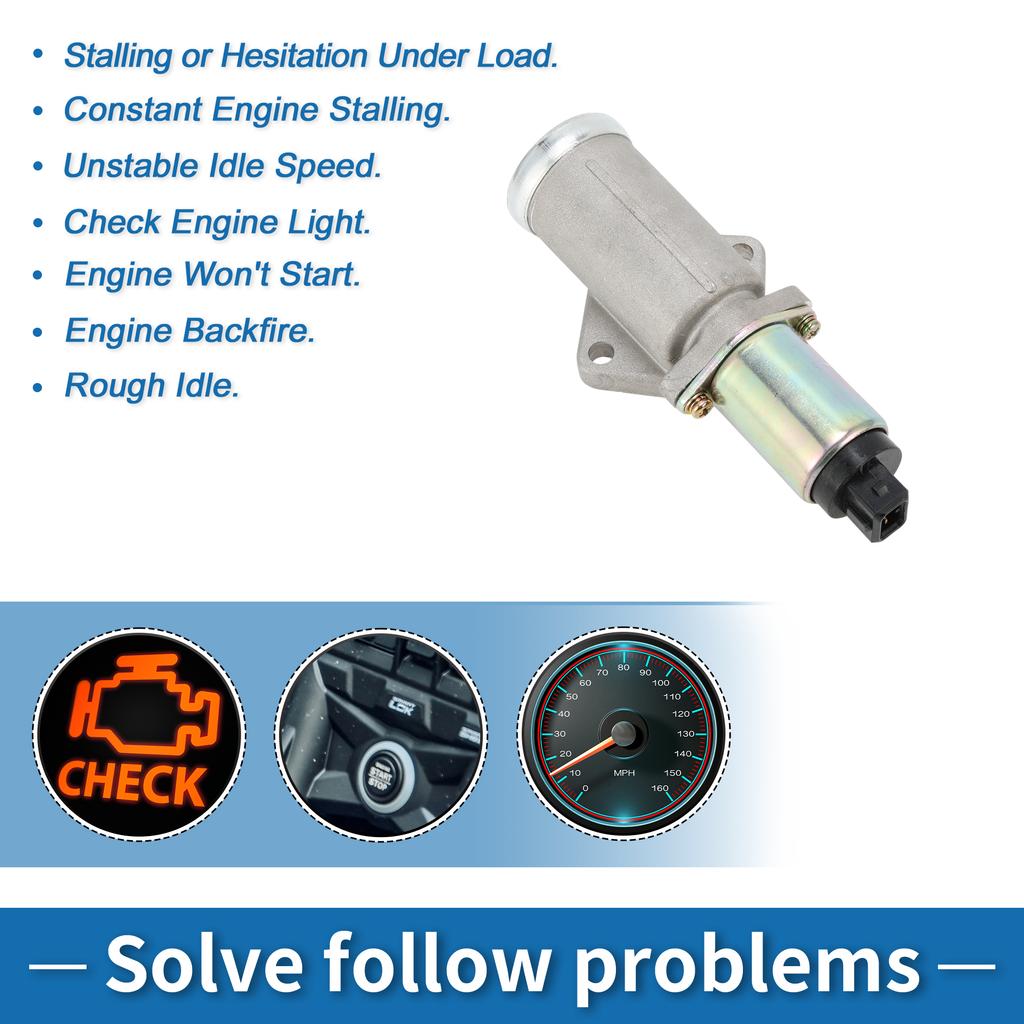 UXCELL Car Idle Air Control Valve for Fiat Brava 1995-2001 No.60608904