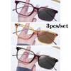 Photochromic Square Sunglasses Rectangle Fashion Women Men Sun Glasses Female Male Metal Frame Anti Blue Light Plain Glasses