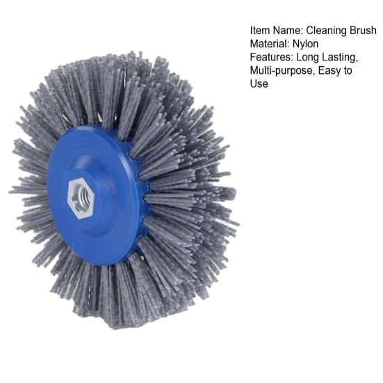 Angle Grinder Wire Wheel Brush Rust Resistant Easy To Install Multi-purpose Heavy-Duty Nylon Brush Woodworking Tool